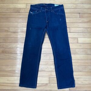 Diesel Darron Regular Slim Tapered Jeans Wash 0601K Dark Indigo Mens 30x32